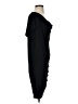 Nine West Solid Black Casual Dress Size 4 - photo 4