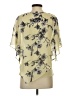 Alyx 100% Polyester Yellow Short Sleeve Blouse Size S - photo 2