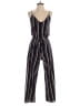 Monteau Stripes Black Jumpsuit Size S - photo 1