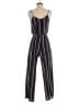Monteau Stripes Black Jumpsuit Size S - photo 2