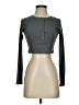Mono b Gray Long Sleeve Top Size S - photo 1