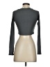 Mono b Gray Long Sleeve Top Size S - photo 2