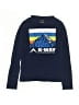 K-Way 100% Cotton Blue Long Sleeve T-Shirt Size 9 - 10 - photo 1