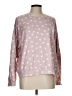 Z Supply Hearts Pink Pullover Sweater Size L - photo 1