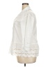 Unbranded Ivory 3/4 Sleeve Button-Down Shirt Size 2X - photo 5