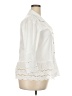 Unbranded Ivory 3/4 Sleeve Button-Down Shirt Size 2X - photo 4