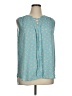 Pleione 100% Polyester Teal Sleeveless Blouse Size XL - photo 1