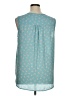 Pleione 100% Polyester Teal Sleeveless Blouse Size XL - photo 2
