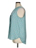 Pleione 100% Polyester Teal Sleeveless Blouse Size XL - photo 5