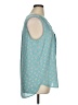 Pleione 100% Polyester Teal Sleeveless Blouse Size XL - photo 4