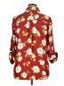 A. Byer 100% Polyester Floral Red 3/4 Sleeve Blouse Size XL - photo 2