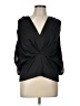Robert Rodriguez 100% Polyester Black 3/4 Sleeve Blouse Size 10 - photo 1