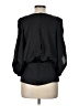 Robert Rodriguez 100% Polyester Black 3/4 Sleeve Blouse Size 10 - photo 2