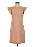 Ann Taylor 100% Polyester Solid Tan Casual Dress Size 0 - photo 1