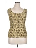 Assorted Brands 100% Polyester Gold Sleeveless Top Size 1X - photo 1