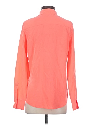 Equipment Long Sleeve Silk Top (view 2)