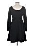 Unbranded Solid Black Casual Dress Size S - photo 2