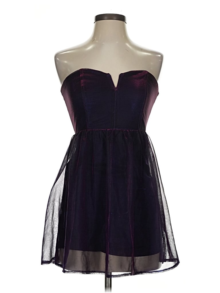 Pre-owned Lucca Couture Cocktail Dress In Purple