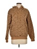 Shein 100% Polyester Animal Print Brown Pullover Hoodie Size 2 - photo 1