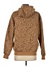 Shein 100% Polyester Animal Print Brown Pullover Hoodie Size 2 - photo 2