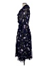 MIKAEL AGHAL 100% Polyester Floral Blue Cocktail Dress Size 4 - photo 5