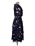 MIKAEL AGHAL 100% Polyester Floral Blue Cocktail Dress Size 4 - photo 4