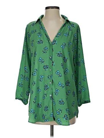 CAbi 3/4 Sleeve Button-Down Shirt (view 1)