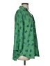 CAbi Floral Green 3/4 Sleeve Button-Down Shirt Size S - photo 4