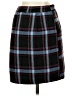 Simplee Plaid Black Casual Skirt Size S - photo 2