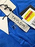 Taylor 100% Cotton Blue Cocktail Dress Size 4 - photo 7