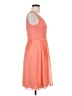 David's Bridal 100% Polyester Solid Orange Cocktail Dress Size 6 - photo 4