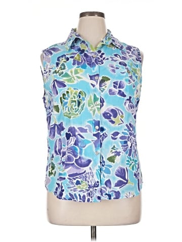 Chico's Sleeveless Button-Down Shirt (view 1)