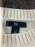 Gap Outlet 100% Cotton Ivory Pullover Sweater Size M - photo 7