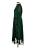 Whistles 100% Polyester Paisley Green Cocktail Dress Size 10 - photo 5