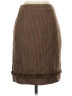 Petite Sophisticate 100% Wool Tweed Brown Wool Skirt Size 2 - photo 1