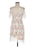 Guess 100% Polyester White Cocktail Dress Size 6 - photo 1
