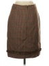Petite Sophisticate 100% Wool Tweed Brown Wool Skirt Size 2 - photo 2