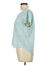 A New Day 100% Polyester Teal Short Sleeve Top Size L - photo 5