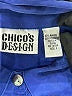 Chico's Design Solid Blue 3/4 Sleeve Button-Down Shirt Size Med (1) - photo 7