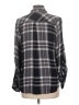 Westport Plaid Black Long Sleeve Button-Down Shirt Size L - photo 2
