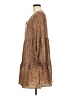 Unbranded Animal Print Brown Casual Dress Size M - photo 5