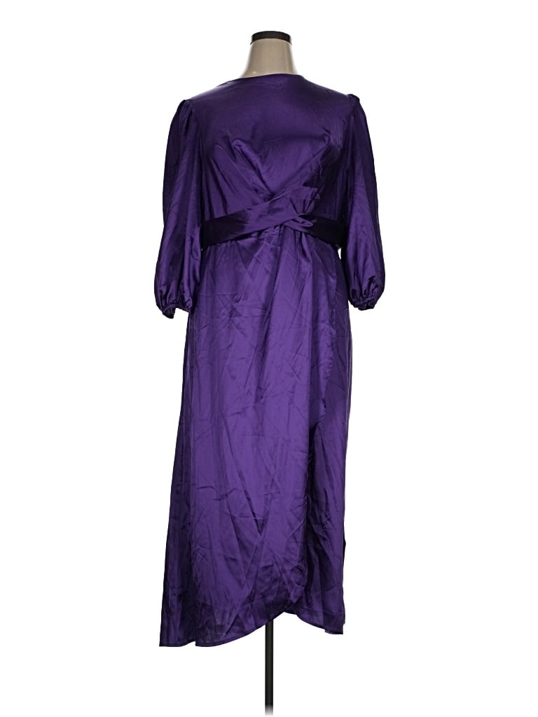 Pre-owned Shein Curve Cocktail Dress In Purple