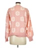 Cupcake 100% Acrylic Floral Pink Pullover Sweater Size M - photo 2