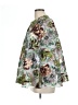 Rich Radi Q's 100% Polyester Print Green Raincoat Size L - photo 5