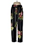 Assorted Brands Floral Black Casual Pants Size M (estimated) - photo 1