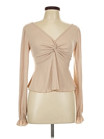 Peach Love Long Sleeve Top (view 1)