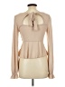 Peach Love Tan Long Sleeve Top Size L - photo 2