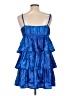 TCEC 100% Polyester Blue Cocktail Dress Size L - photo 2