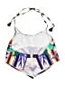 Trina Turk Graphic White Swimsuit Top Size 4 - photo 2