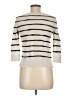 Ann Taylor LOFT 100% Cotton Stripes Ivory Pullover Sweater Size M - photo 2